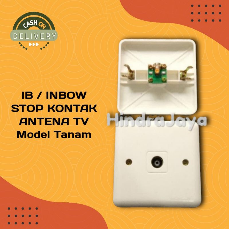 Stop Kontak TV  IB / Stop Kontak Antena TV Model Tanam