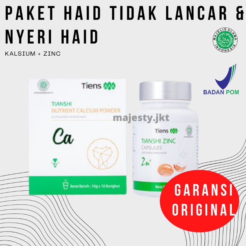 Suplemen Haid Tidak Teratur & Nyeri Haid Original || Obat Herbal Nyeri Haid