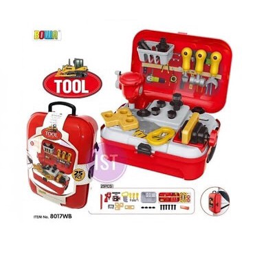 Tool backpack mainan anak bengkel bengkelan