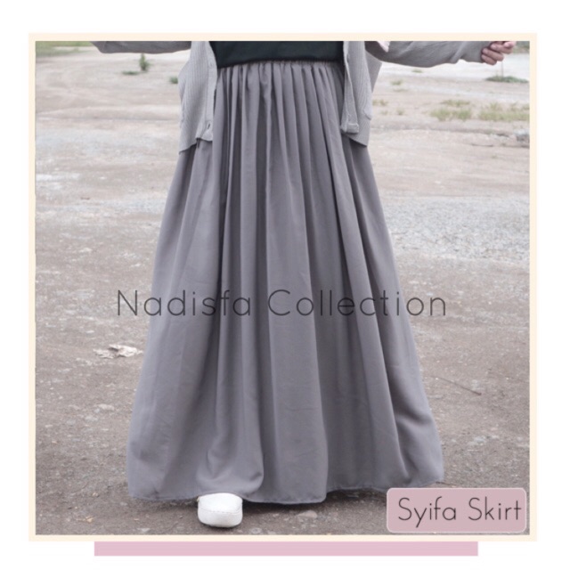 SYIFA SKIRT ROK PANJANG RAMPEL KECILk