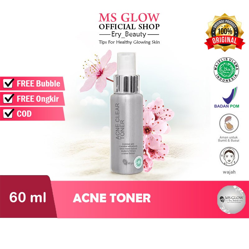 MS glow Acne Toner Clear & bright Toner glowing ms glow / Toner acne ms glow /Toner ms glow