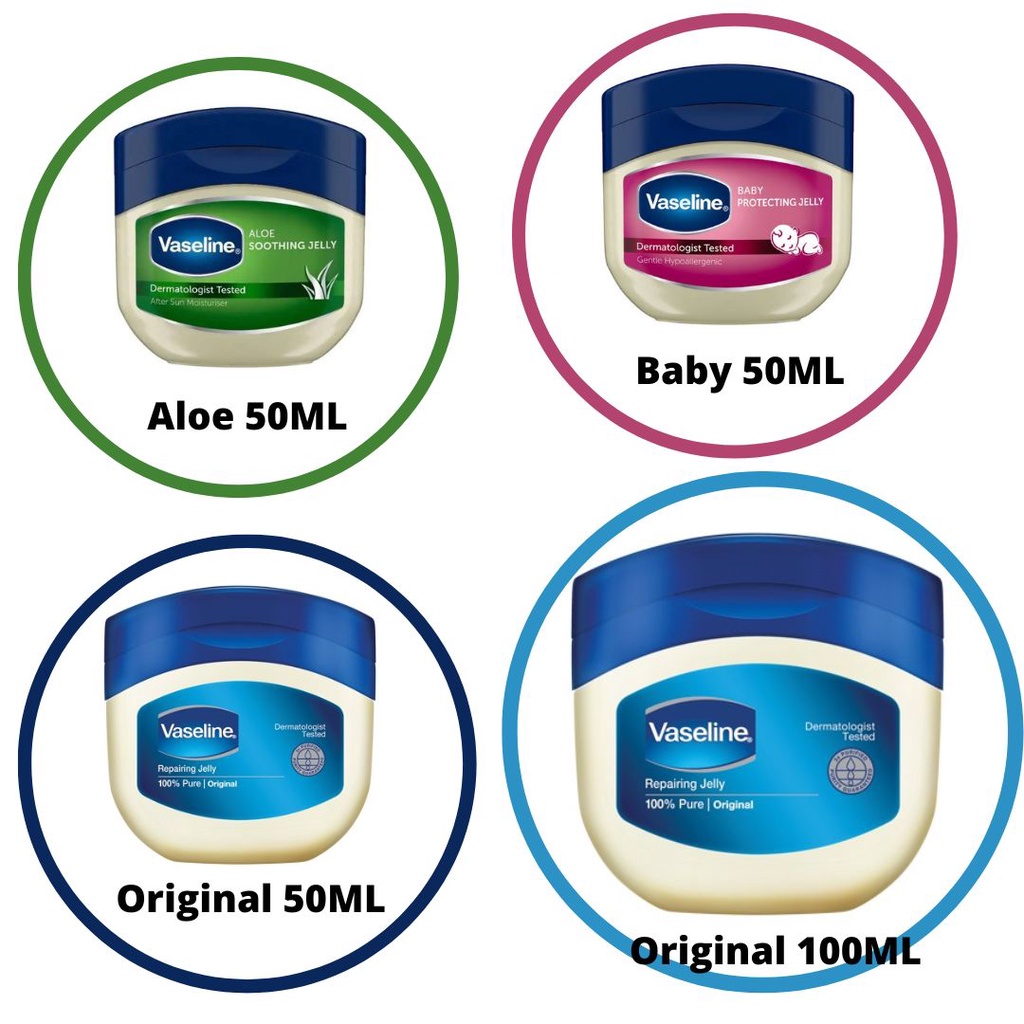 *TERLARIS* Vaseline Repairing  Petroleum Jelly 100ml 100 ml 50ml 50 ml