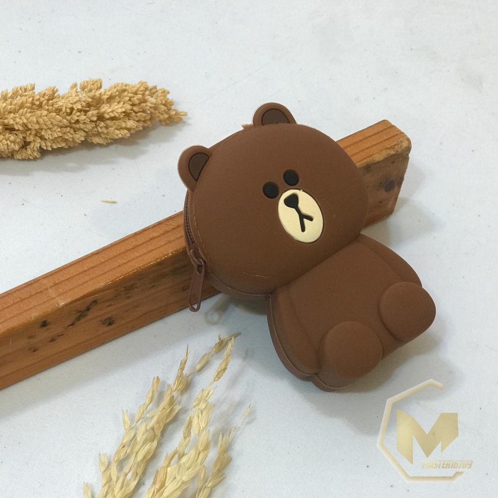 DOMPET BAG KOIN JELLY SILIKON SILICONE KARAKTER LUCU IMPORT POUCH ANTI AIR WATERPROOF MA2388