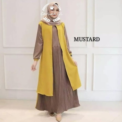 ABILA MAXY GAMIS PLISKET CARLINA FASHION