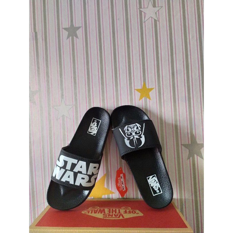 Sandal vans star wars sendal slop casual murah grade original