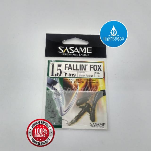 B031 Mata Kail Pancing Sasame Falling Fox asli original jepang grosir alat ikan