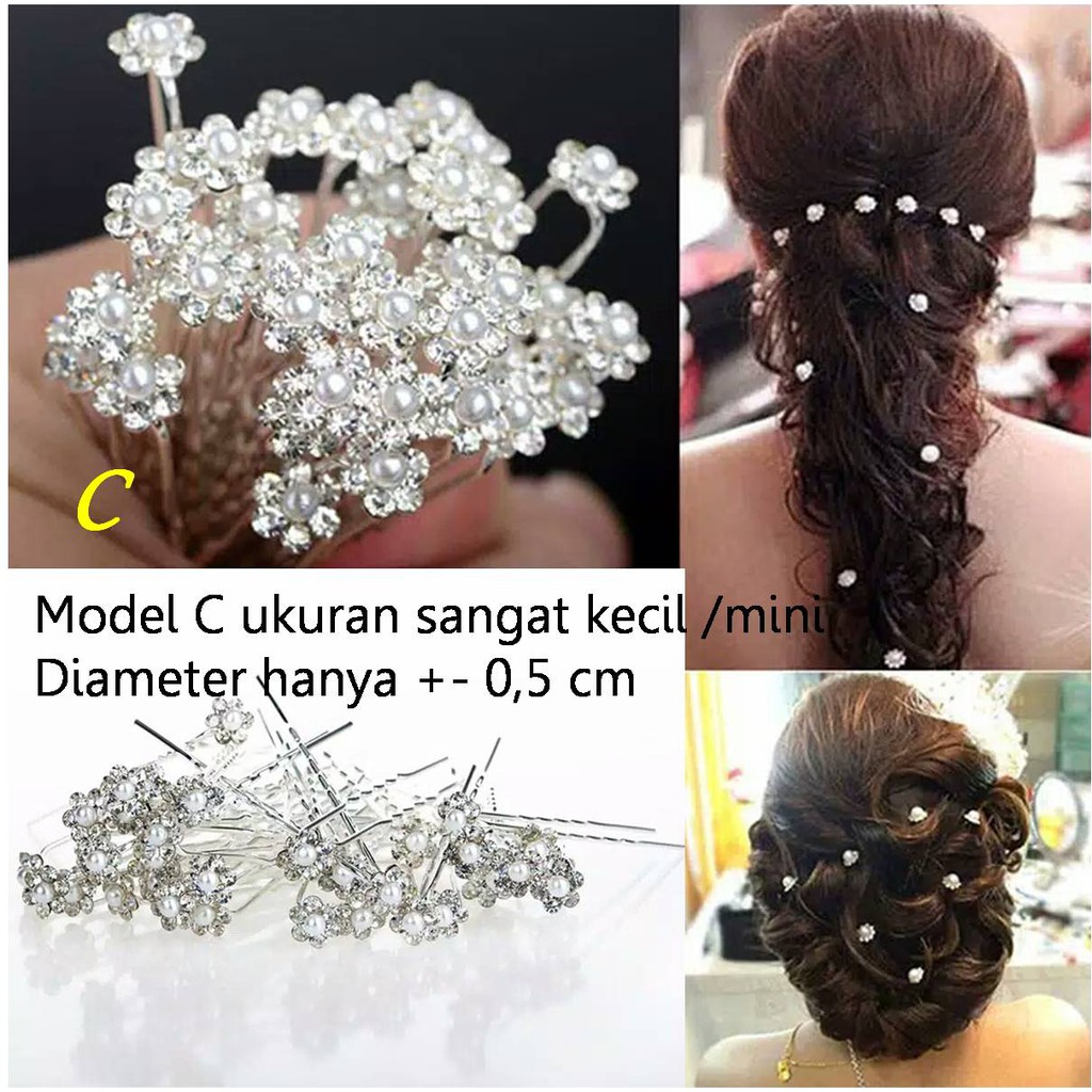 TM226 1 Pc Hiasan  Rambut  Tusuk Sanggul Pesta Hairpin 