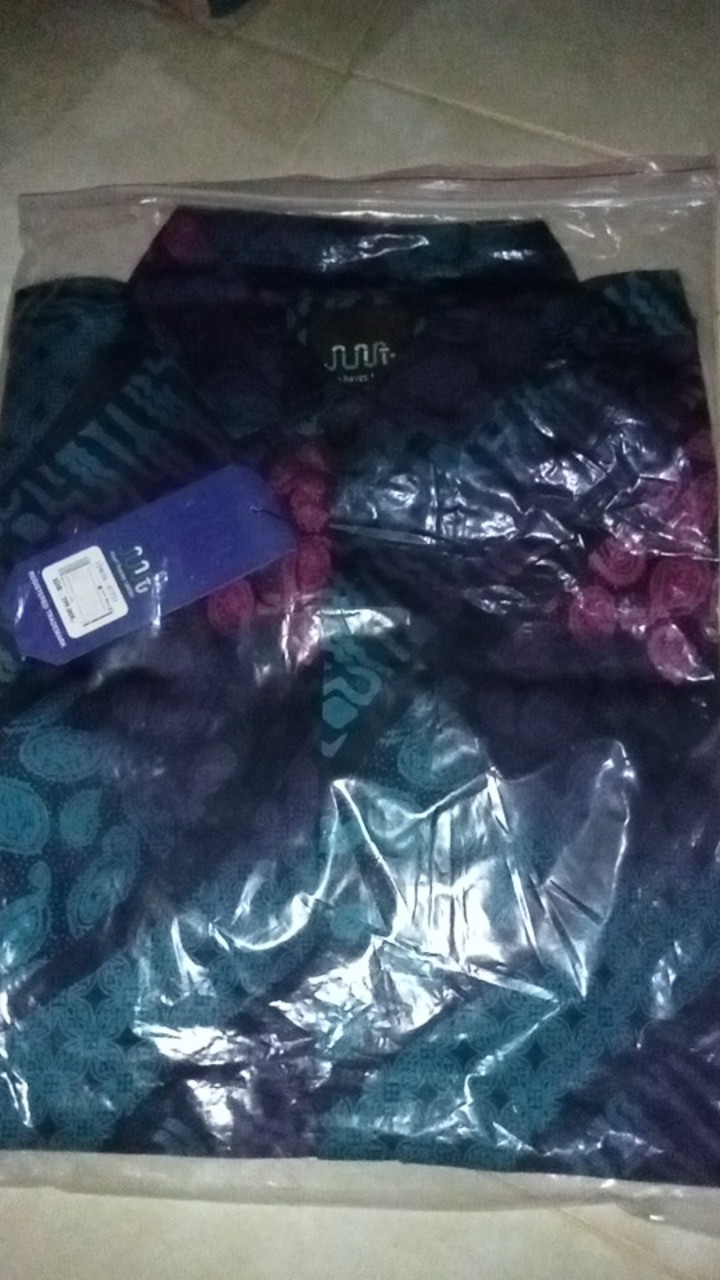 Bswart Batik Hrb026 Kenongo Hem Pendek Padi Pekalongan M L Xl Batik Pria Murah Modern Grosir Batik