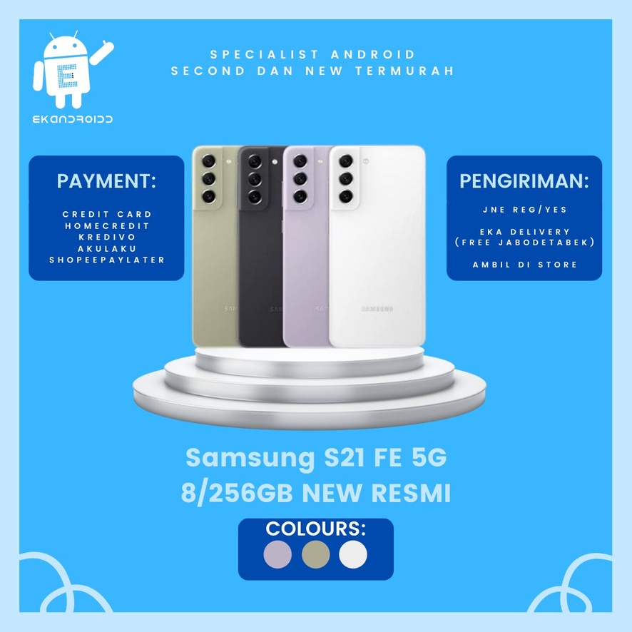 SAMSUNG S21 FE 5G 8/256GB NEW RESMI