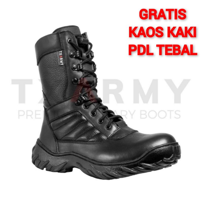 SEPATU PDL ULTRAMAN KOMANDO KULIT SAPI ASLI SEPATU PDL DINAS LAPANGAN TNI POLRI SECURITY SATPAM