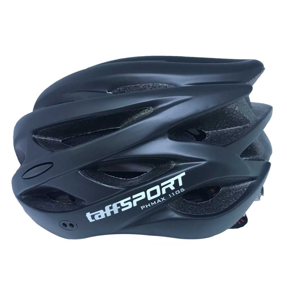 TaffSPORT Helm Sepeda EPS PVC Shell dengan Lampu Backlight - 1105