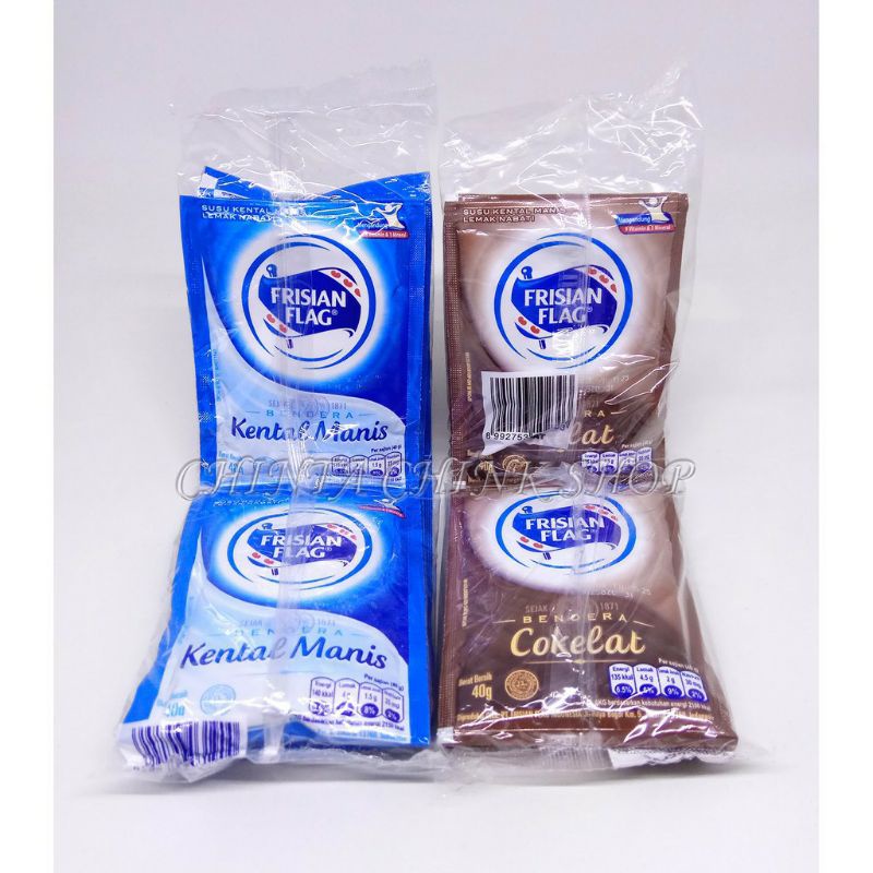 

susu kental manis frisian flag 40 gram / susu saset kental manis