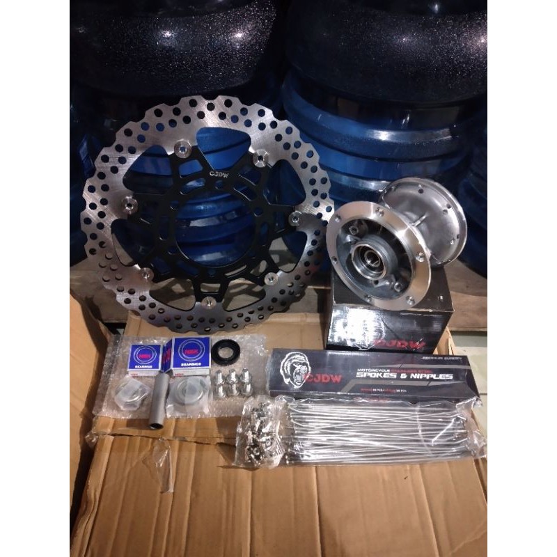 DISC PIRINGAN D-TRACKER set tromol CJDW set ruji stenlis pnp as12mm dan 15mm