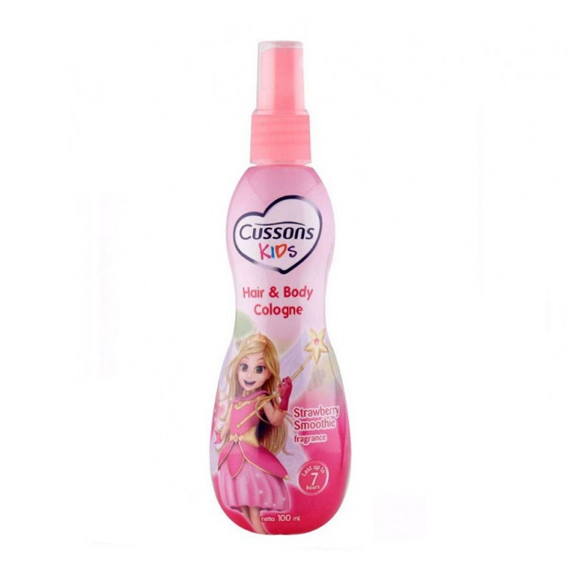 Cussons Kids Hair &amp; Body Cologne Strawberry Smoothie - 100ml