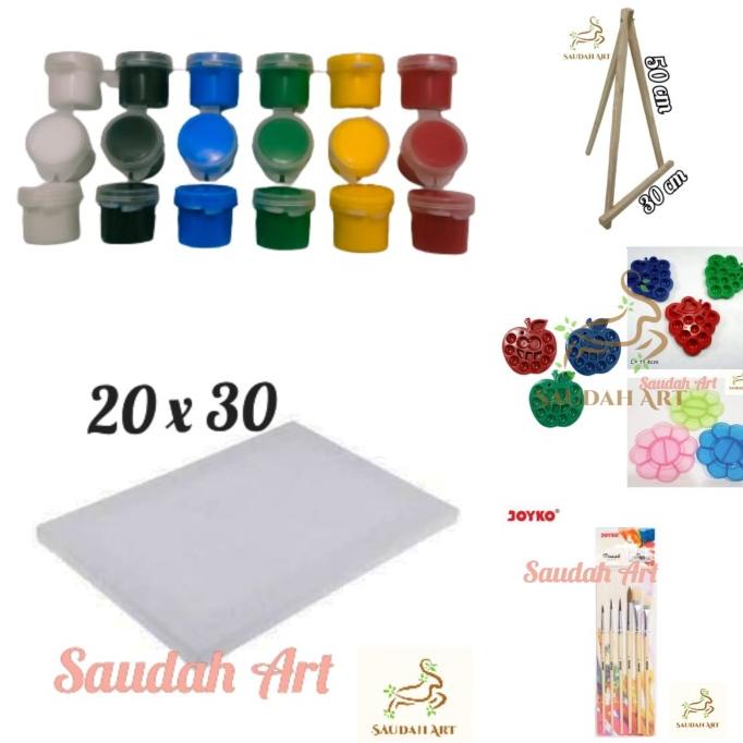

Paket Lukis Lengkap (Kanvas,Kuas,Paletcat Akrilik 5Ml,Easel)