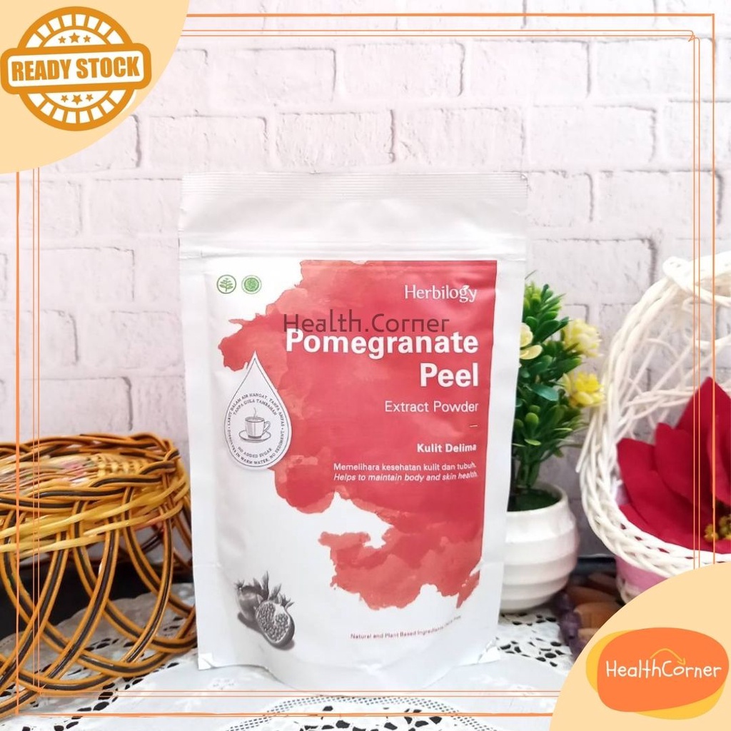 Herbilogy Pomegranate Peel (Kulit Delima) Extract Powder 100gr