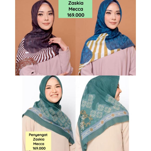 jilbab segiempat brand zoya zaskia mecca elzatta original