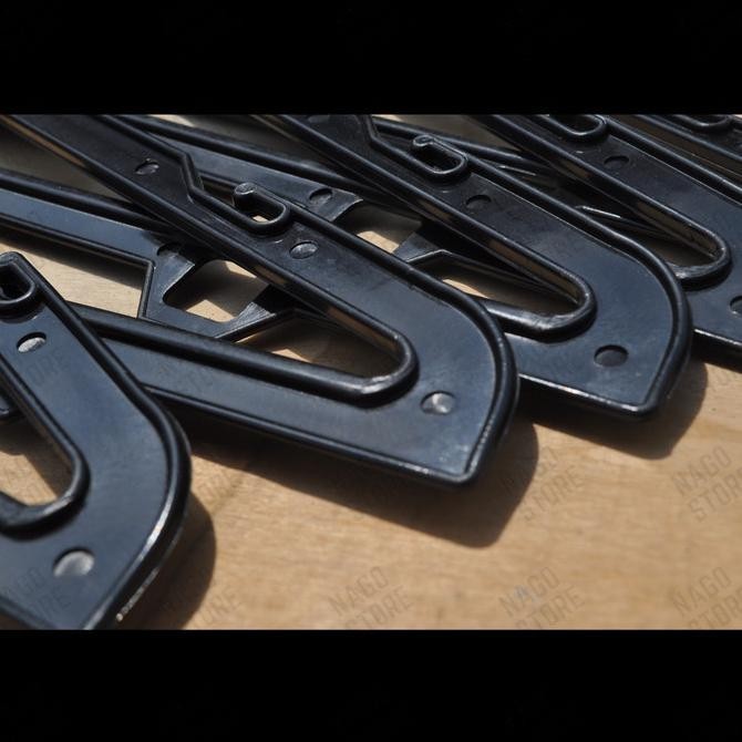 GANTUNGAN BAJU 40cm HANGER GANTUNGAN LAUNDRY PAKAIAN PLASTIK HITAM