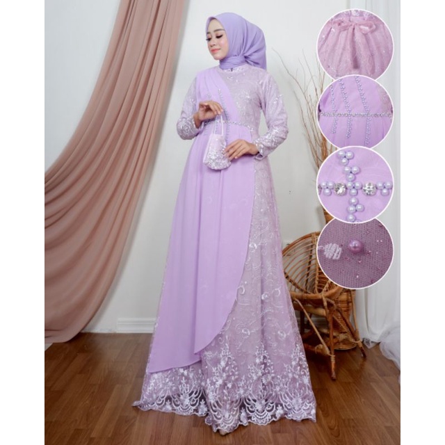 (REALPICT)GAMIS MAUDY~GAMIS TERBARU~GAMIS BROKAT TILLE~GAMIS PESTA~GAMIS MODERN~GAMIS CANTIK~GAMIS S