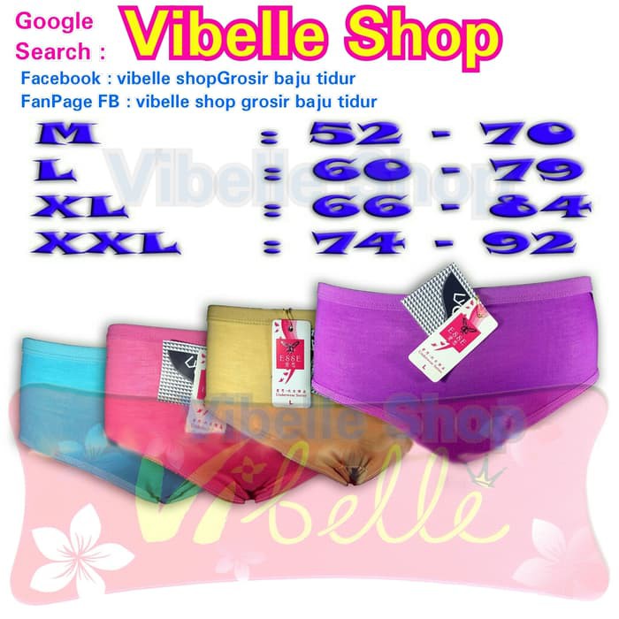 CD Wanita ESSE Celana Dalam Wanita IMPORT ESSE Vibelle Grosir Murah Murah