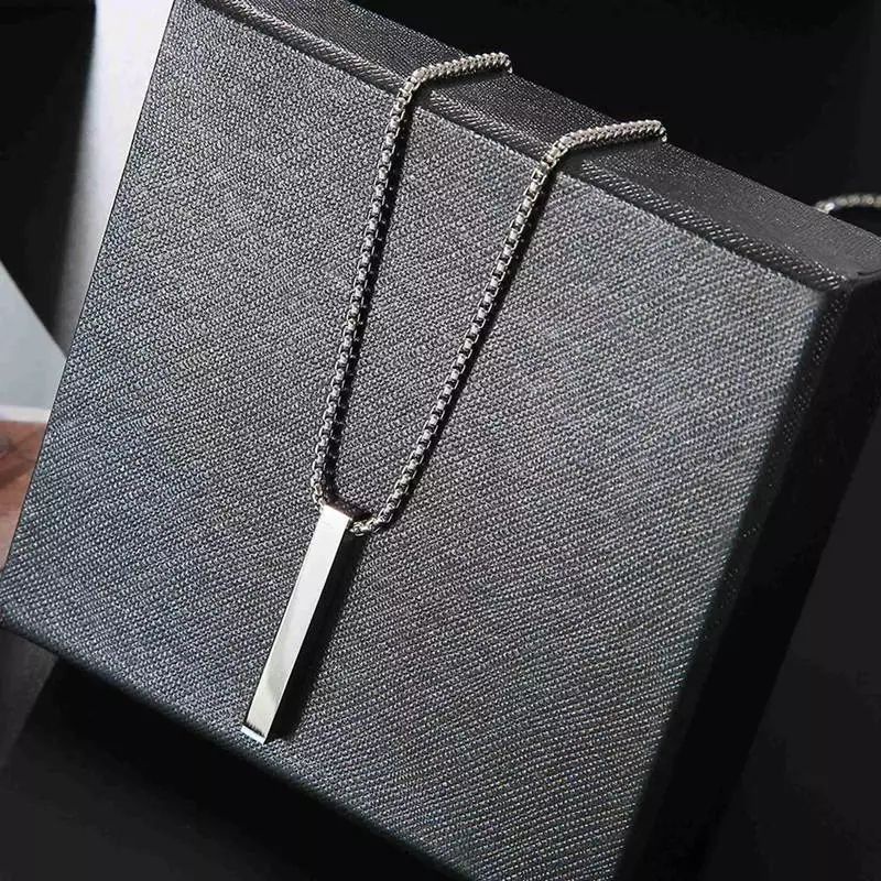 KALUNG TITANIUM KALUNG ROLLO LIONTIN BALOK PUTIH KALUNG TERBARU ANTI KARAT KALUNG UNISEX
