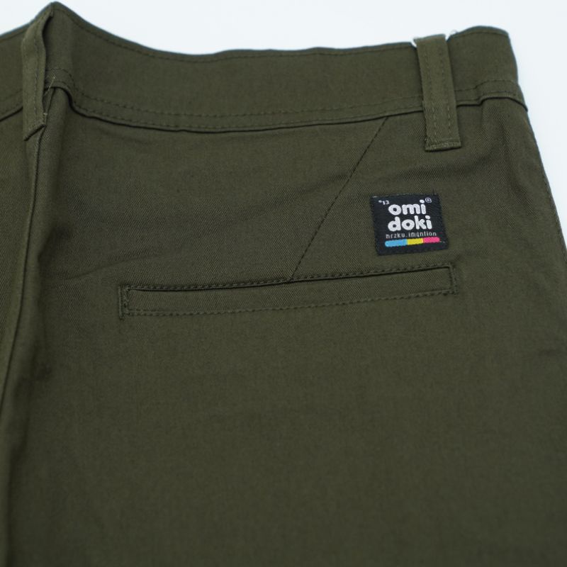 Omidoki Chino Pants Shyla Celana Panjang Pria Olive Chinos Distro