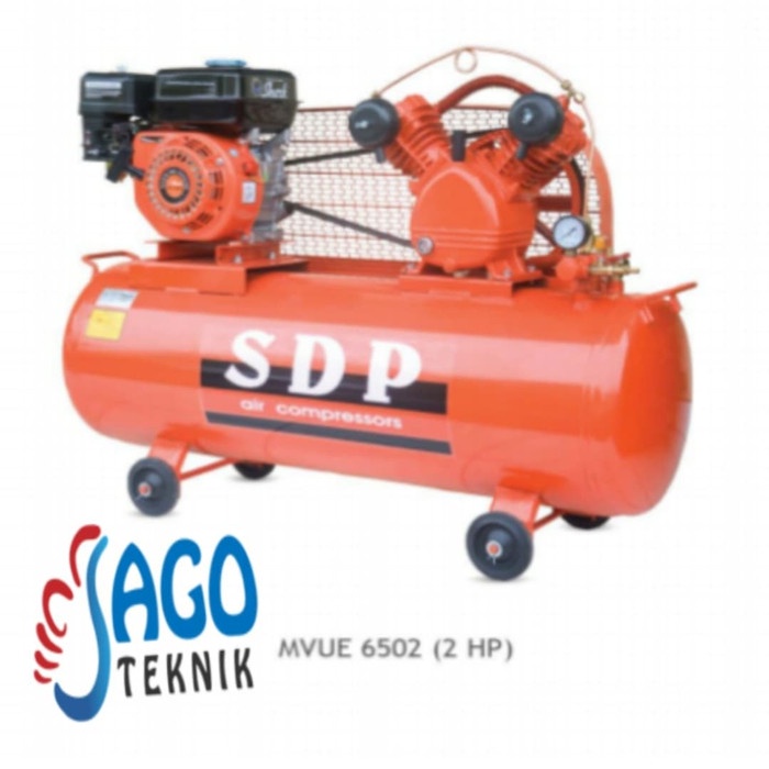 CUCI GUDANG    Kompresor Angin Bensin 2hp merk SDP / Kompresor Bensin SDP