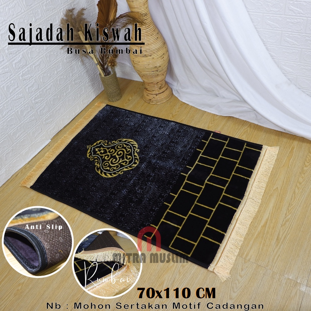 SAJADAH TURKI BULU UK 75 X 120 CM ANTI SLIP