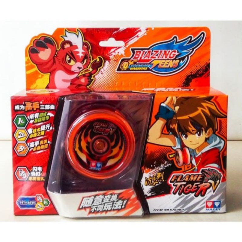 Yoyo Auldey  Blazing Teens Lv 2 Flame Tiger