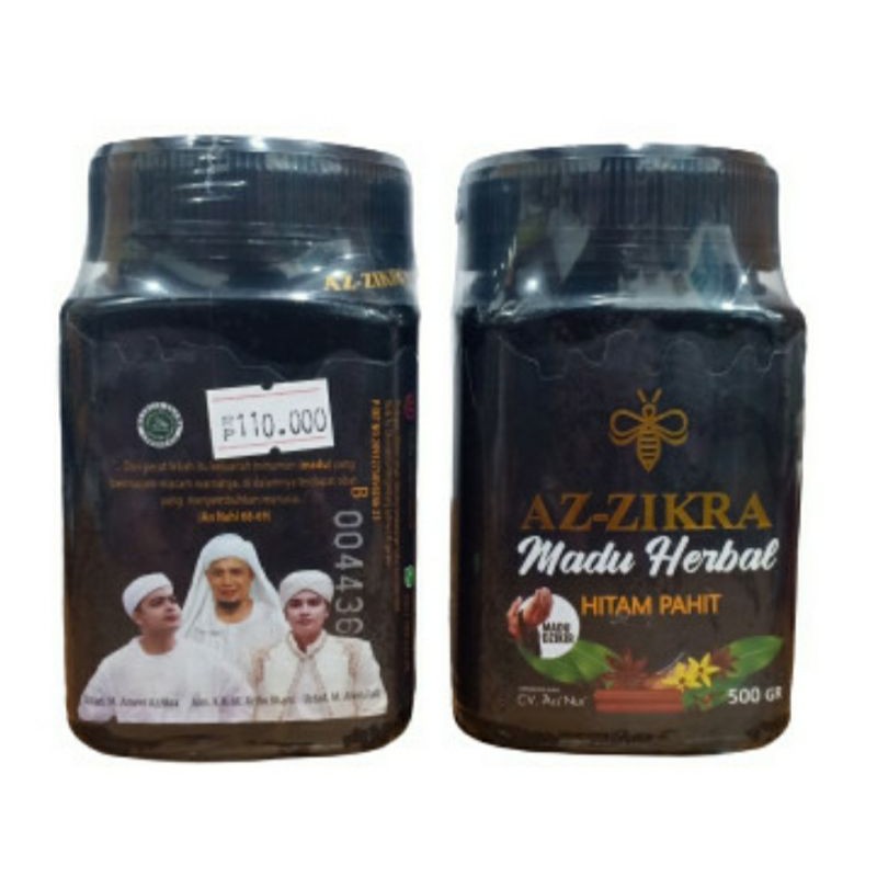 

madu herbal hitam pahit azzikra 500gr