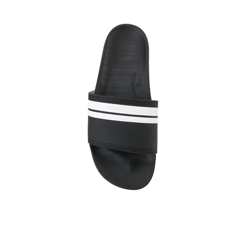 Sandal quiksilver rivi word slide Black white