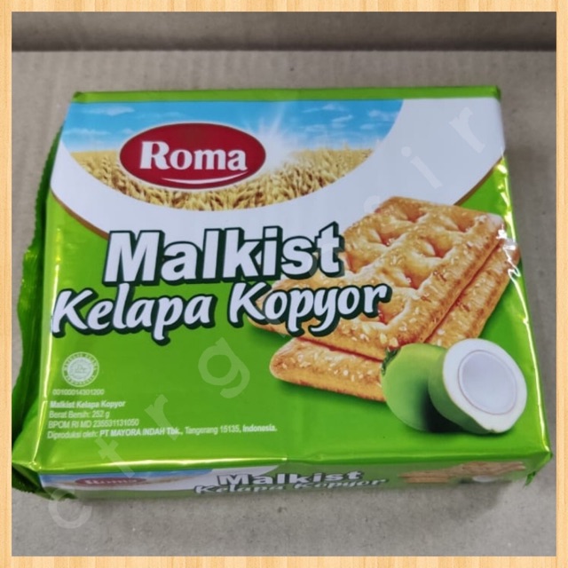 

Roma Malkist Kelapa Kopyor 252gr