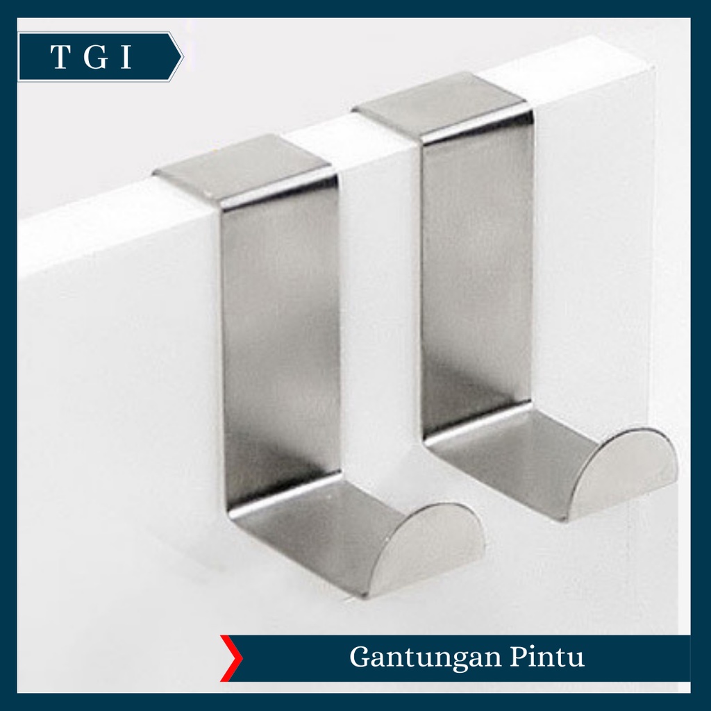 TGI - [1 PCS] GANTUNGAN PINTU LACI SEKAT STAINLESS STEEL ANTI KARAT MURAH | GANTUNGAN HOOK