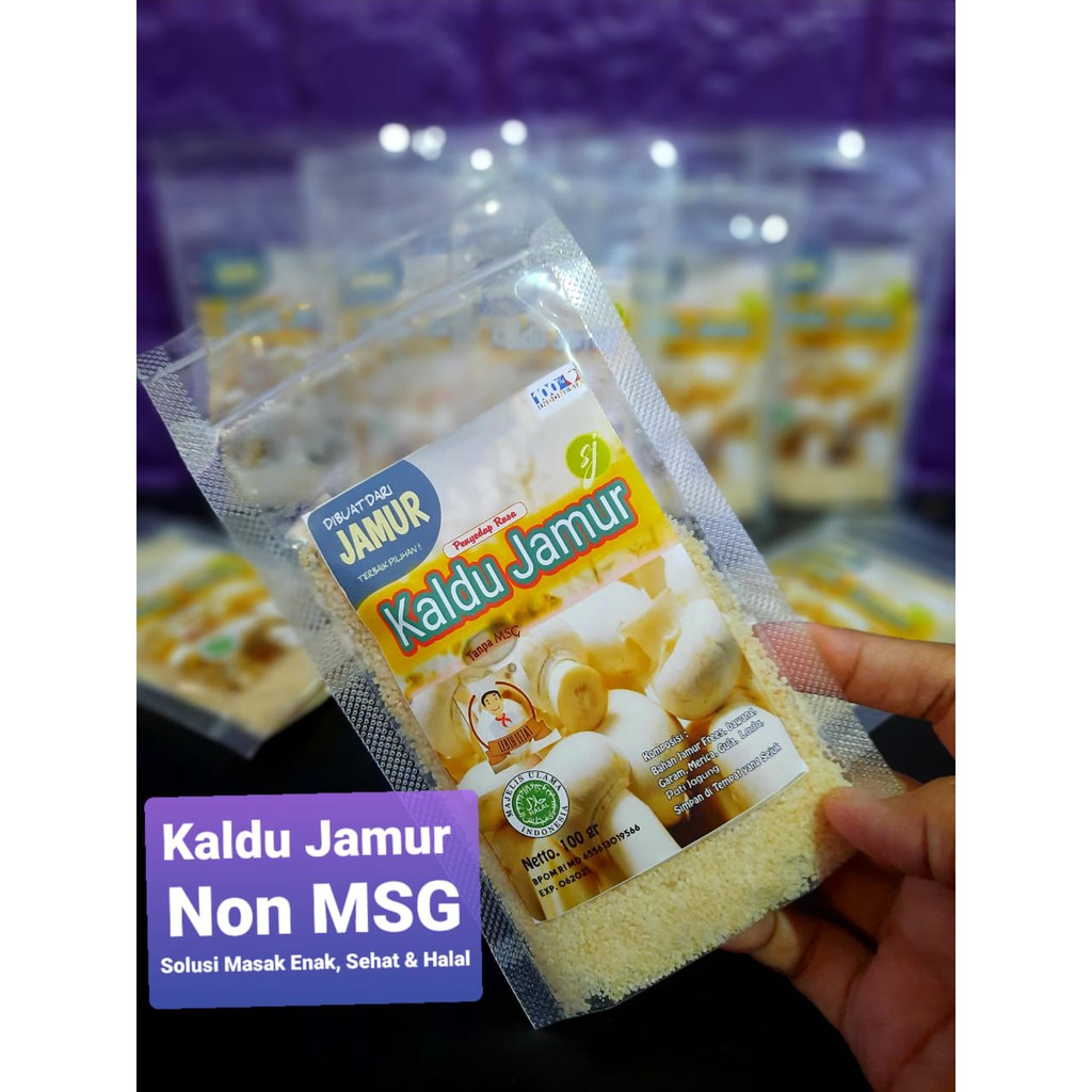 

Kaldu Jamur 100 gr non msg, penyedap rasa, Halal