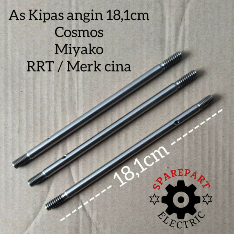 AS KIPAS ANGIN 18,1CM DIAMETER 8MM UNTUK COSMOS MIYAKO RRT UNIVERSAL