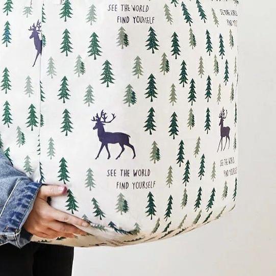 ➳ Storage bag jumbo 100 liter Storage box Keranjang Baju Tempat pakaian ,mainan anak / bad cover / s