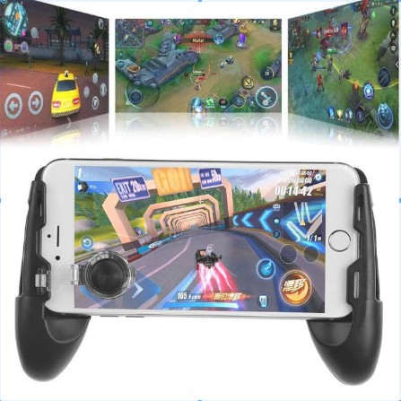 Gamepad Mobile Phone Game Pad HP with Lock Dudukan HP Gamer iOs Android 4.5 - 6.5 inchi