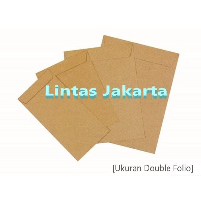 Amplop Coklat Ukuran A3 / Double Folio ( Isi 100 lembar )