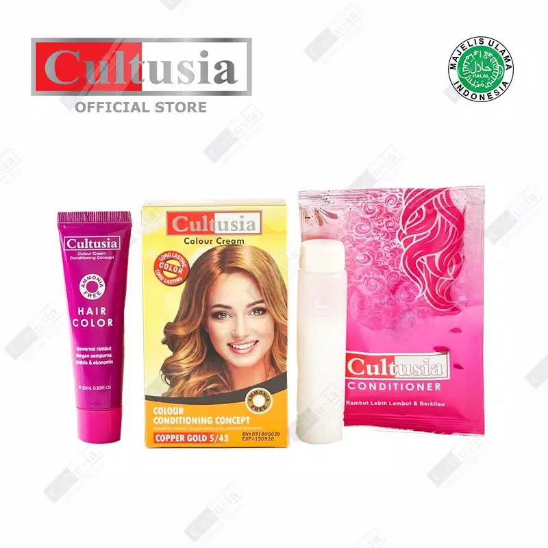 Cultusia Hair Color Copper Gold 5/43 30 ML