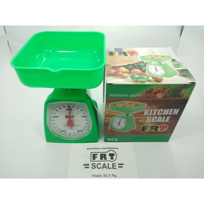 Khrsma JKT - Frt Timbangan Kue 5 Kg - Timbangan Duduk Dapur Analog 5Kg⠀ KLP