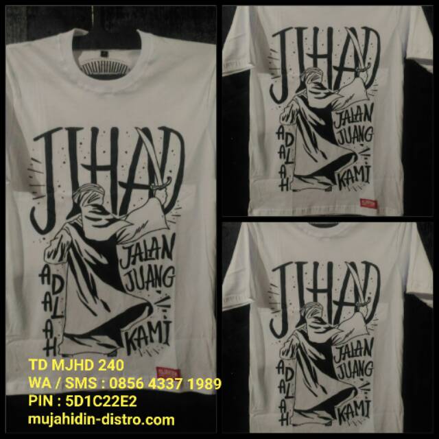 Mujahidin Distro- Kaos Jihad- Baju Jihad- T Shirt Jihad- Kaos Muslim- Distro Muslim- Kaos Tauhid