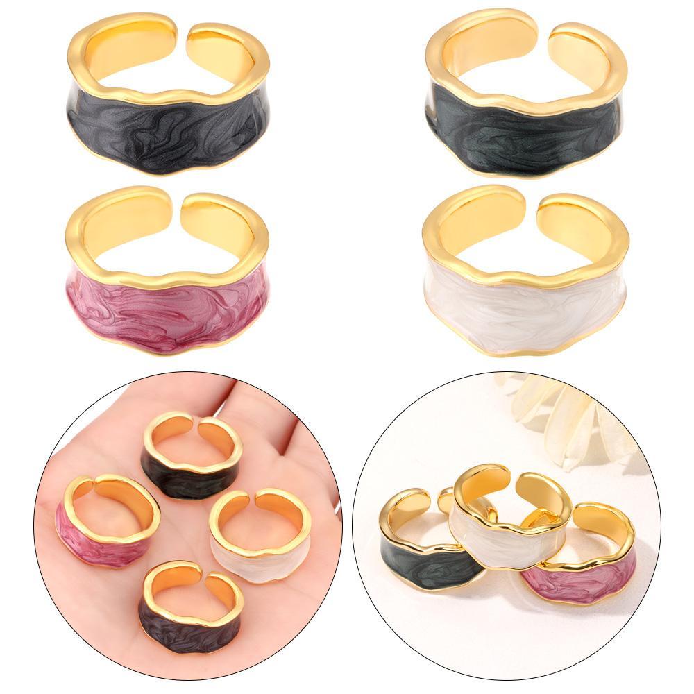 Lily Cincin Terbuka Perhiasan Hadiah Adjustable Handmade Wedding Rings