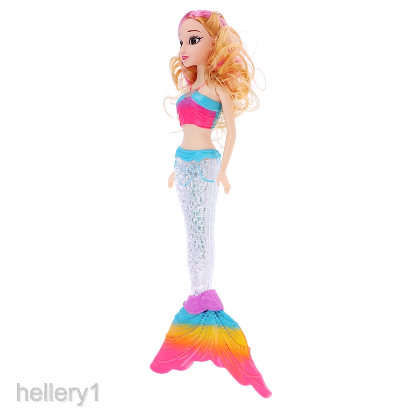 rainbow lights mermaid doll