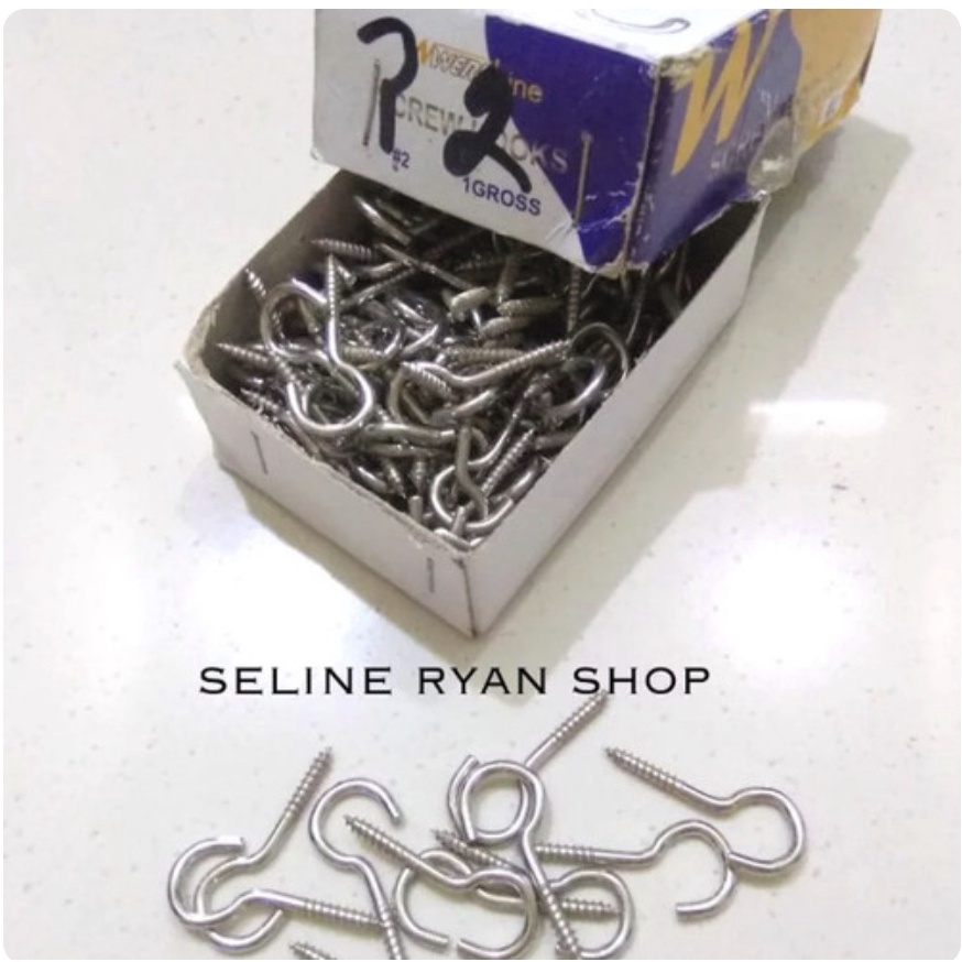 Sekrup Cantolan Tanda Tanya / Sekrup Gantungan no. 2 (Per Box)