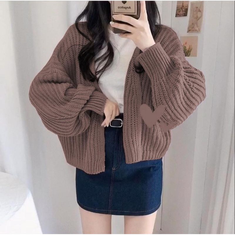 MDLV ~ CARDI HAZEL RAJUT (BG) // CARDIGAN RAJUT CEWEK // OUTER RAJUT CEWEK // FASHION WANITA