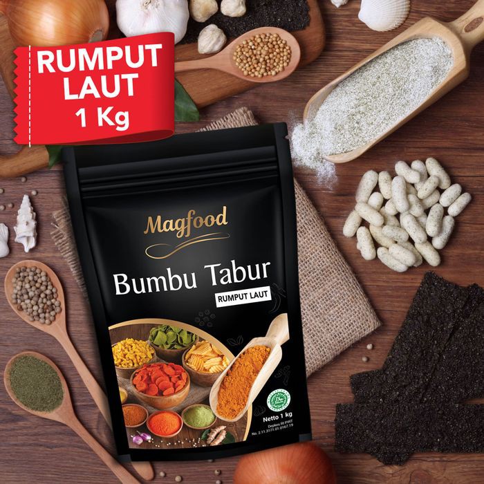 

Flash Sale - Magfood Bumbu Tabur Rumput Laut Kemasan 1 Kg