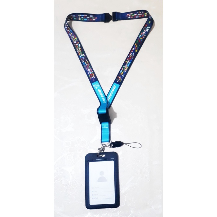 

Hadir Boeing Lanyard Id Card-Breakaway Printing Fullcolor Hot Sale