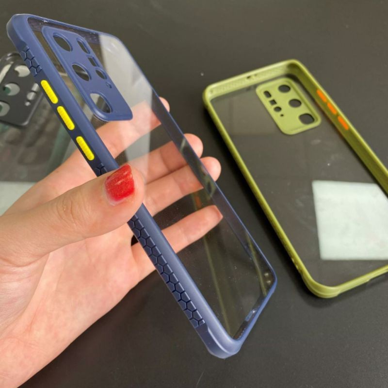 XIAOMI POCOPHONE POCO M5S M3 X3 PRO X3 NFC CASE SOFT DOFF UME MIQILIN TRANPARAN FUZE + PROTECT CAMERA HARDCASE CLEAR BENING CASING COVER PELINDUNG KAMERA