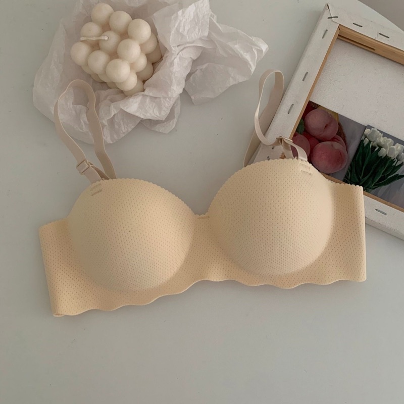 Sayishop Summer bra push up light and small chest gathered comfort simple bh-bra-121 Skin