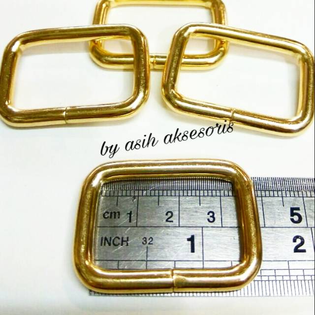 Ring kotak 3,2cm ( RK 3/5 )mas muda